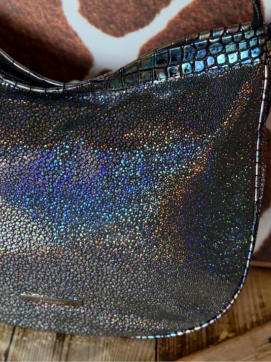 Brahmin Handbags - BRAHMIN SMALL KATHLEEN ROYAL BLUE ARDWELL SHOULDER HOLOGRAPHIC  NWT SOFT LEATHER